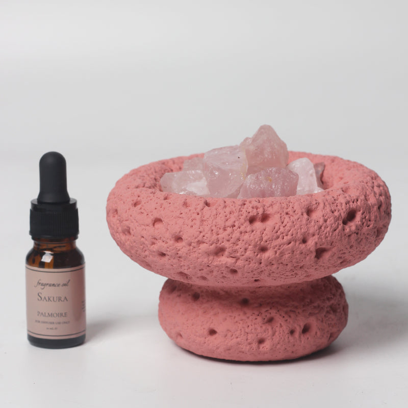Pink moon-shaped diffuser
