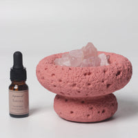 Pink moon-shaped diffuser