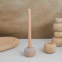 Sandstone Pebble Candleholder