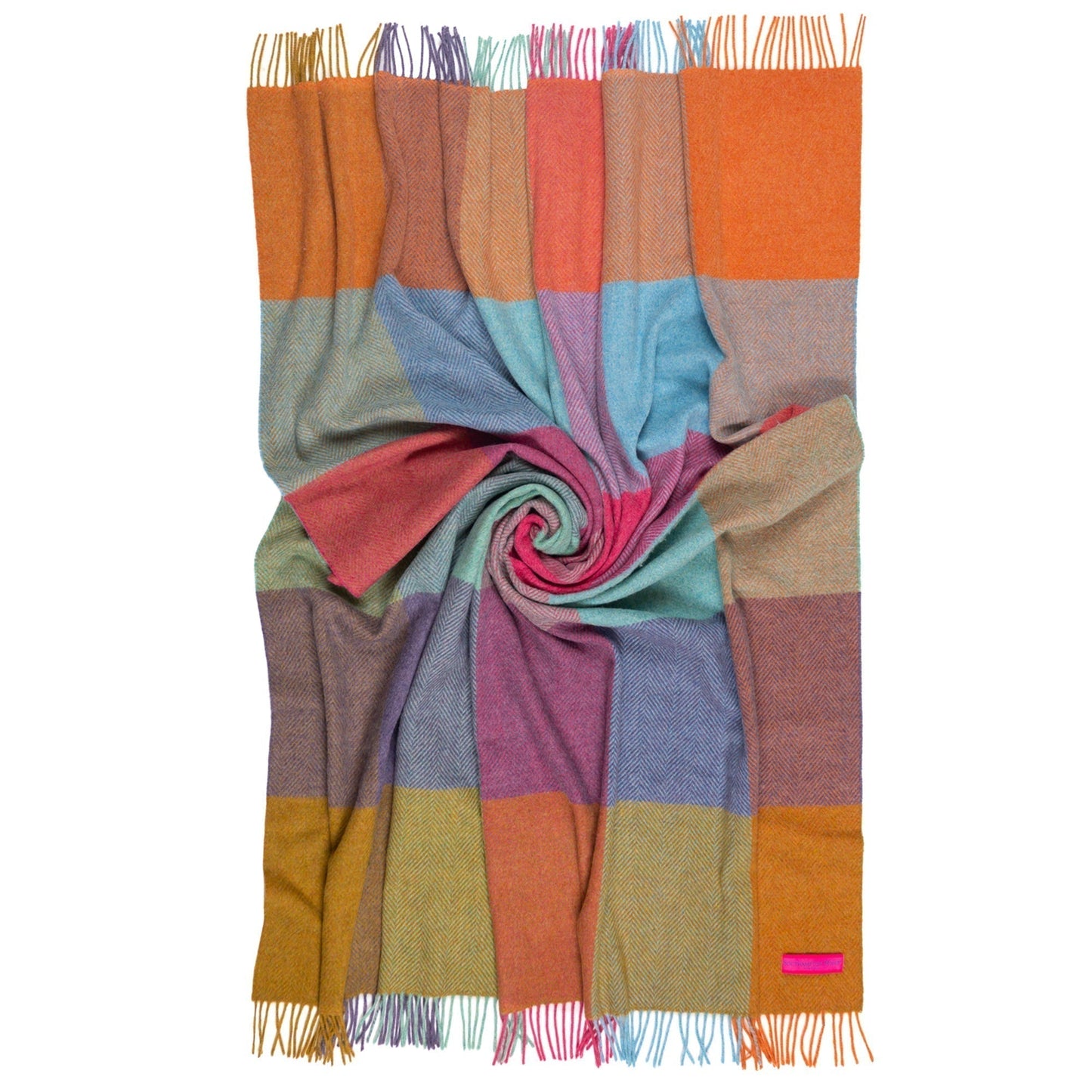 Kaleidoscope Merino Wool Throw