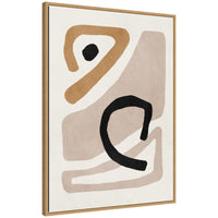 Neutral Abstract 1 - Framed Print