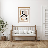 Neutral Abstract 2 - Framed Print