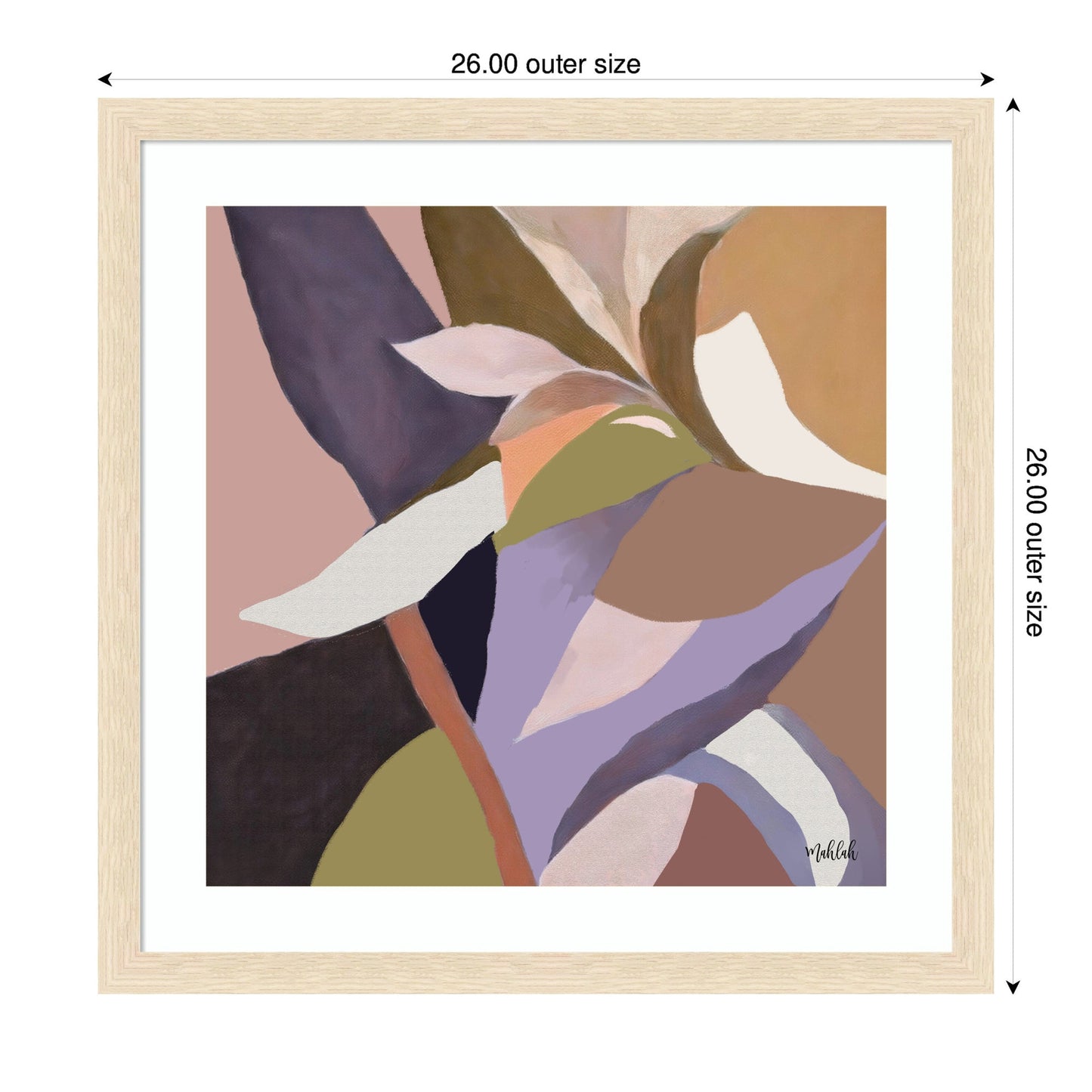 Azure Stems - Framed Print