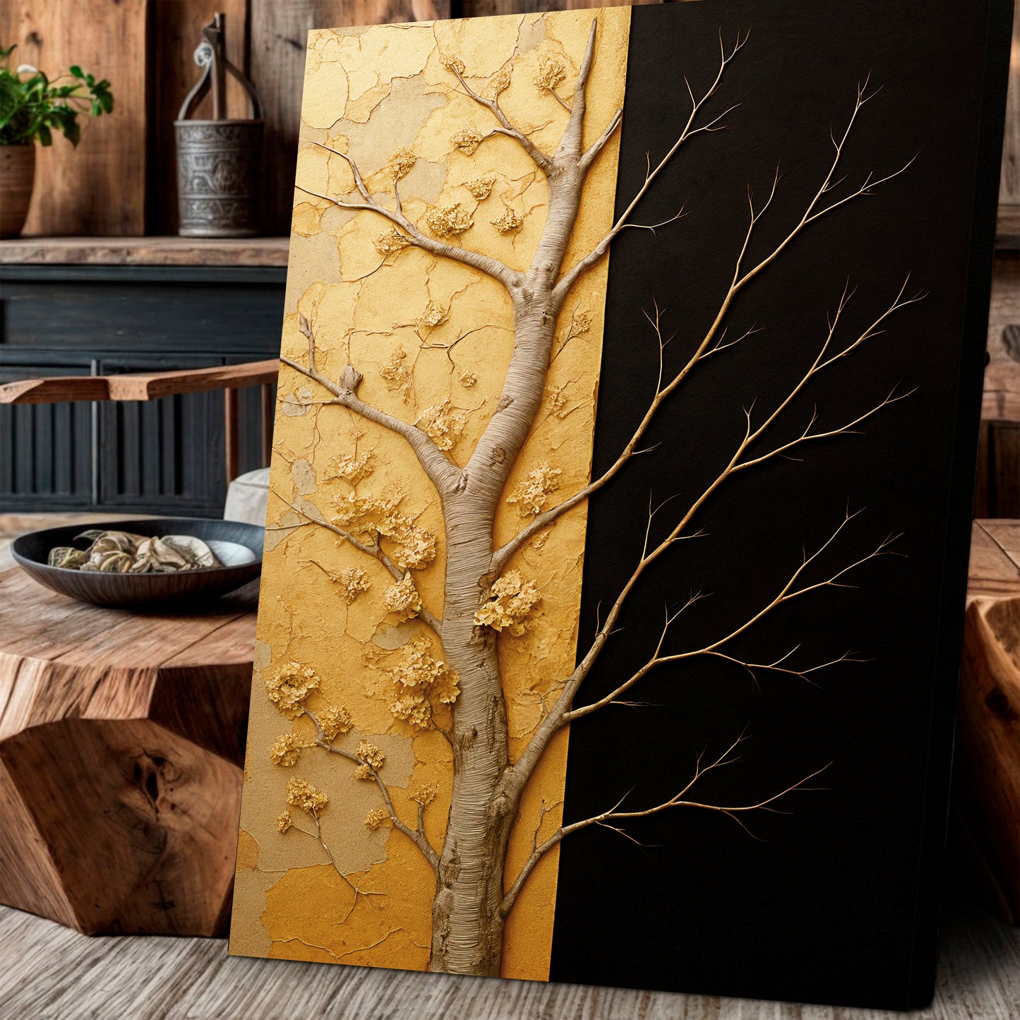 Golden Eclipse - Canvas Print