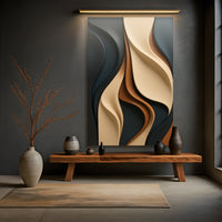 Earthen Flows - Canvas Print