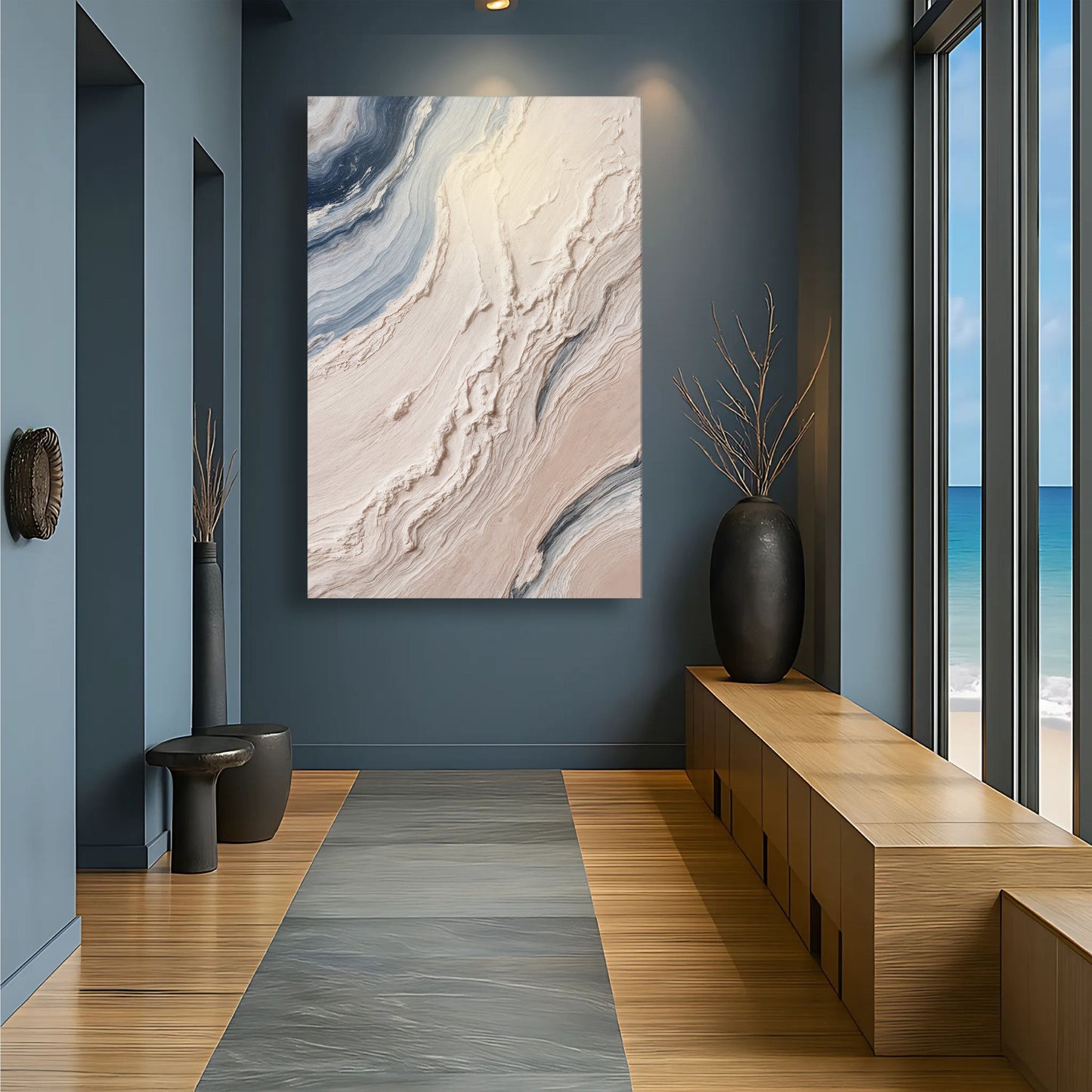 Stone and Flow - Canvas Print