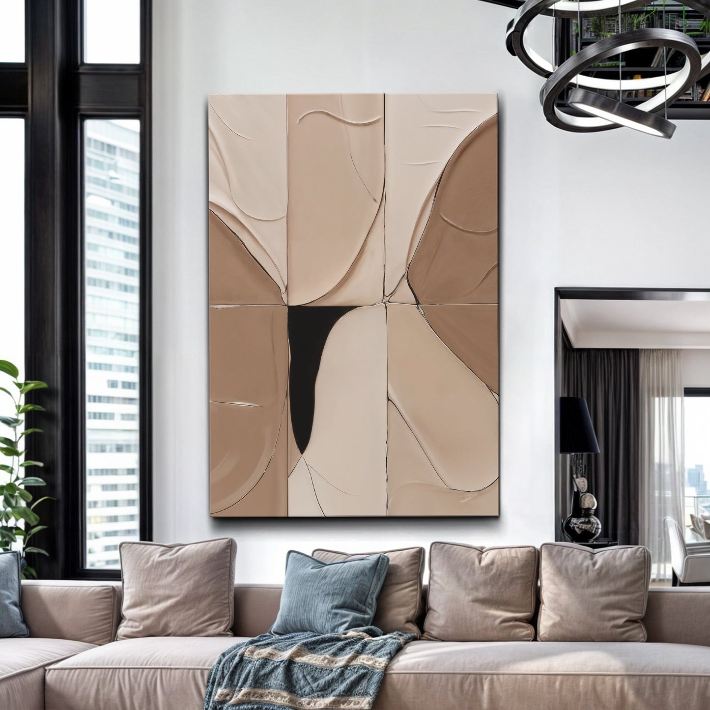 Neutral Depth - Canvas Print