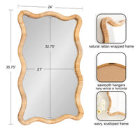 Seriva Rattan Mirror