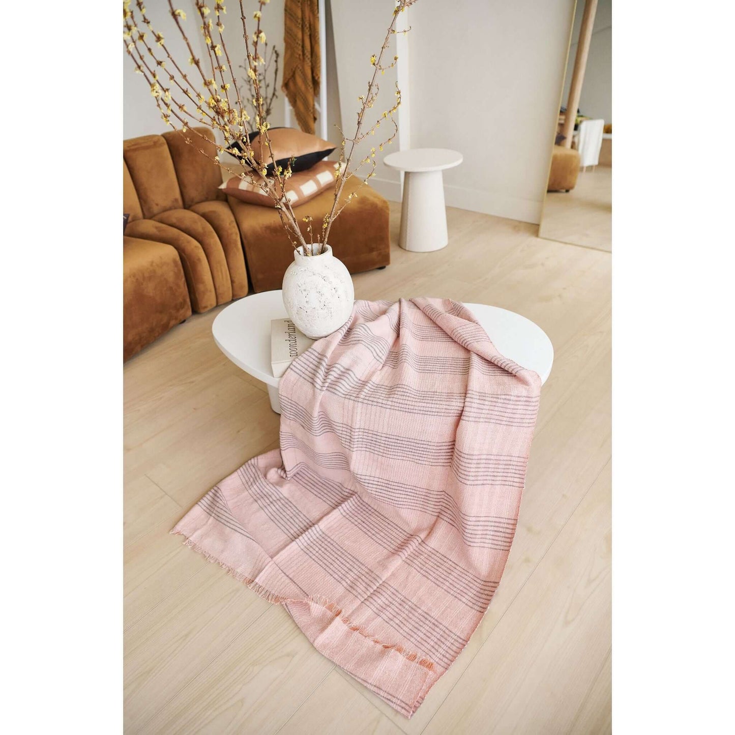 Silica Rose Handwoven Merino Throw