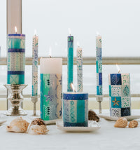 Beach Painted Candles