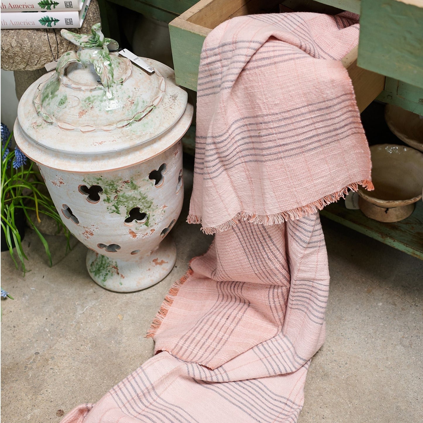 Silica Rose Handwoven Merino Throw
