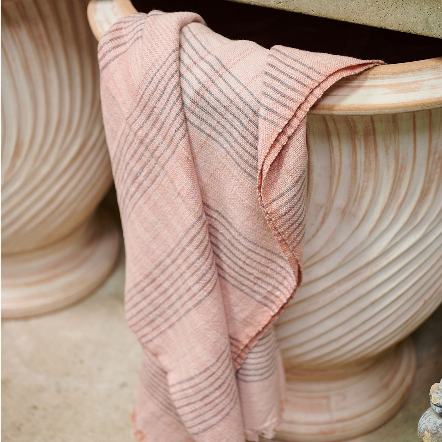 Silica Rose Handwoven Merino Throw