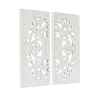 Carved Wood Wall Set