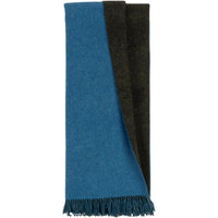 Highland Sea/Green Wool Throw