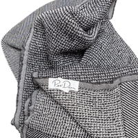 Pergamon Waffle Throw — Black