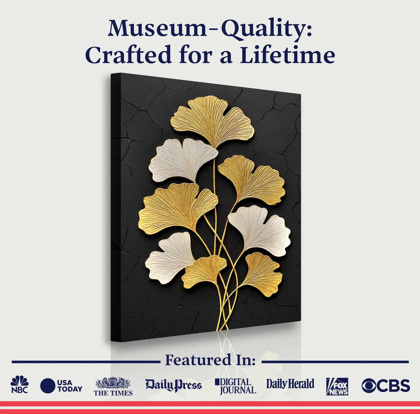 Golden Ginkgo - Canvas Print
