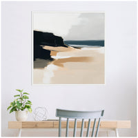 Coastal Sand Abstract - Framed Print
