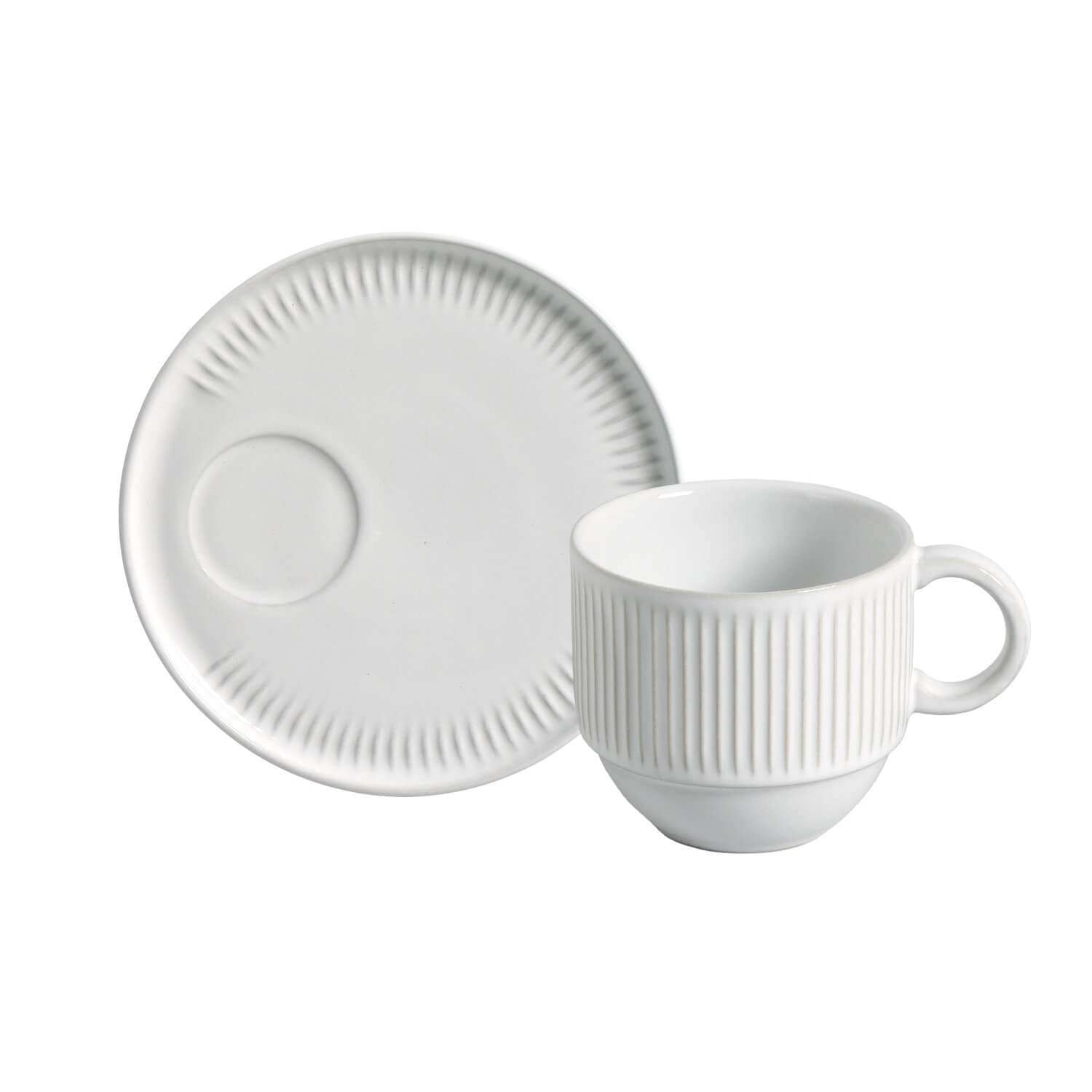 Tea Cup & Saucer - Set of 6