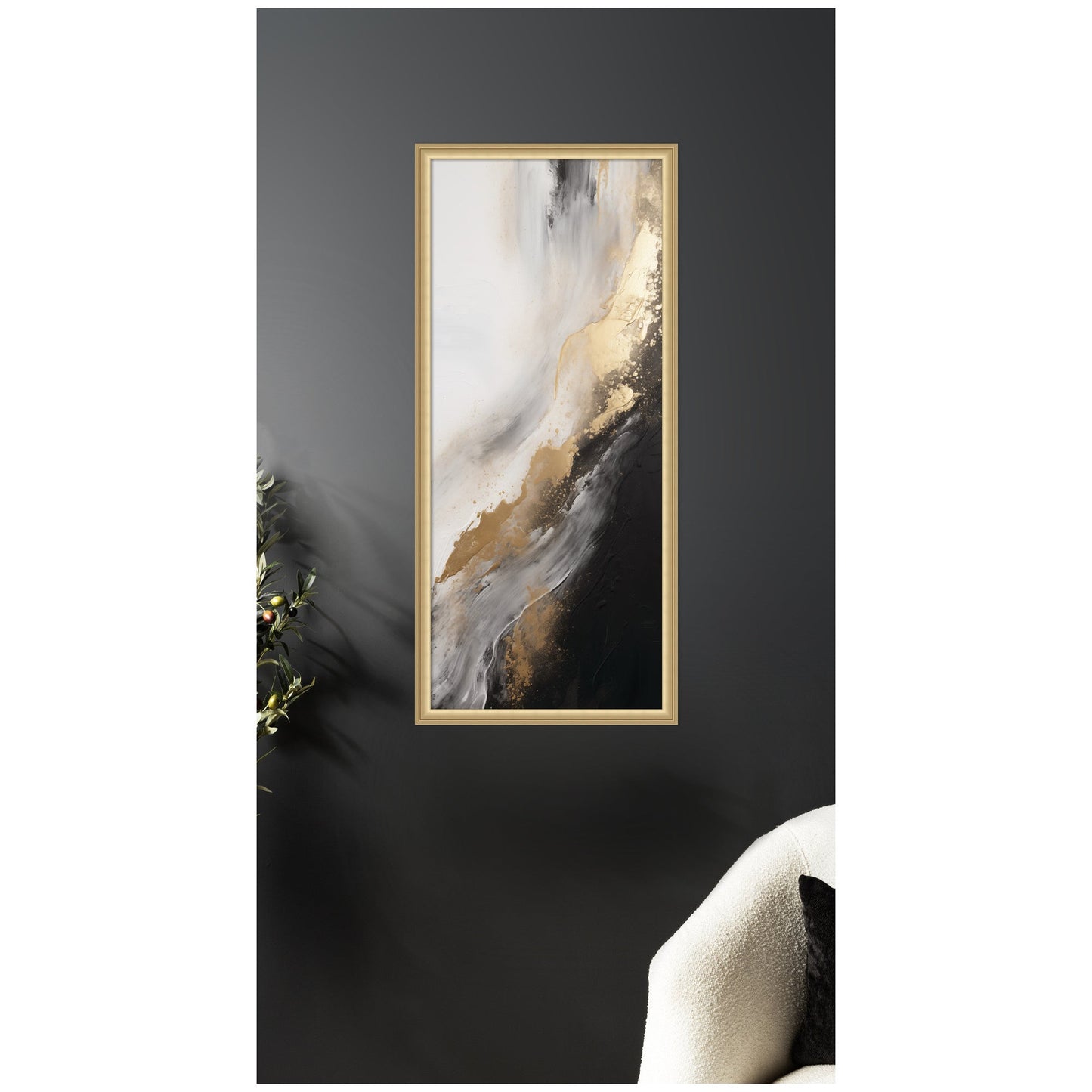 Drift Modern Abstract - Framed Print