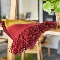 Marigold Merino Ombre Throw / Blanket Scarf