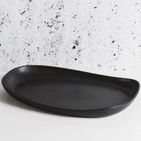 Stoneware Long Curve Platter