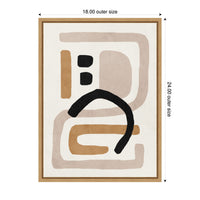 Neutral Abstract 2 - Framed Print