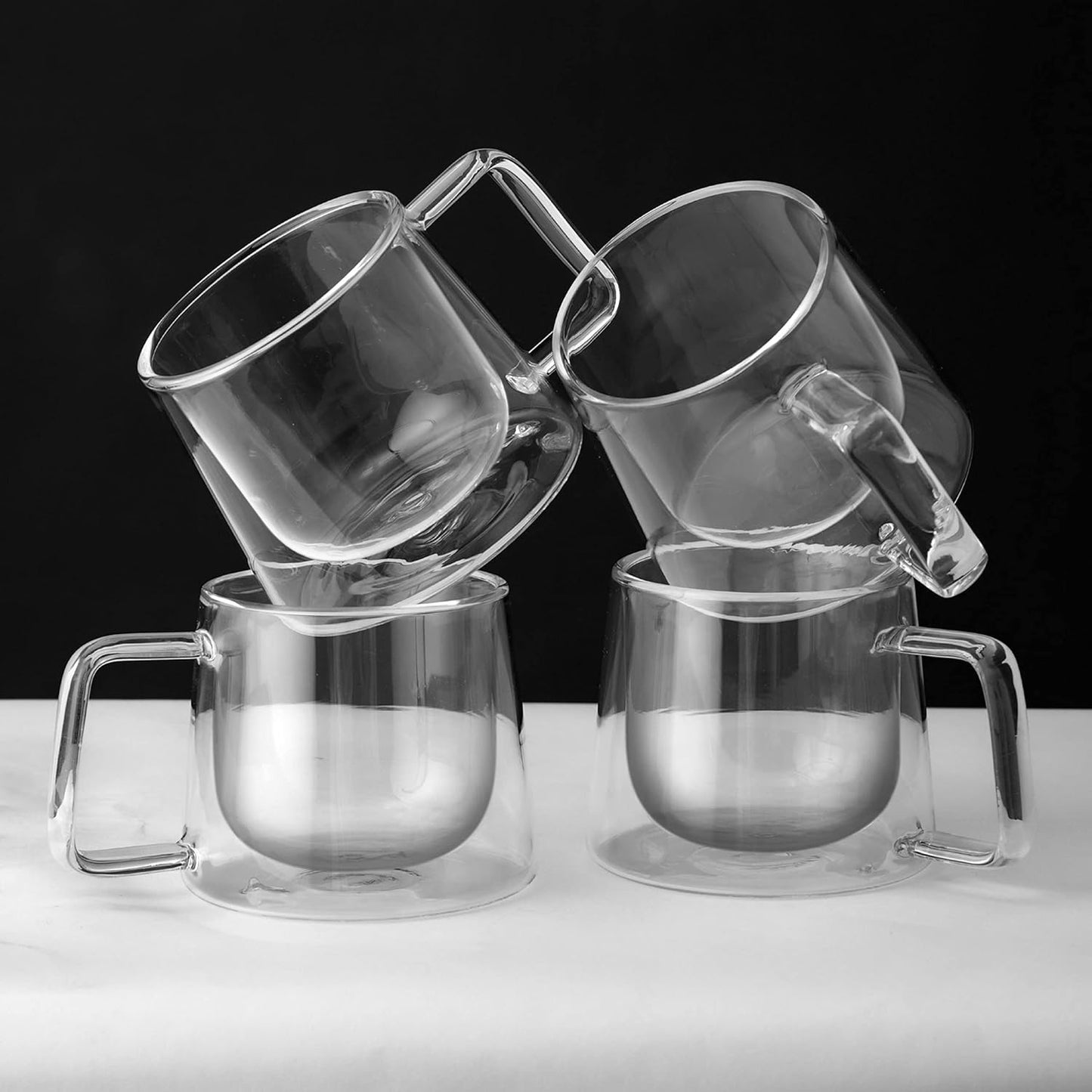Double Walled Mug with Handle - Set of 4 or 24