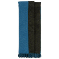Highland Sea/Green Wool Throw