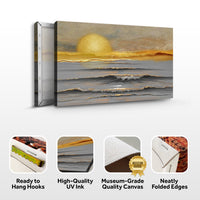 Golden Horizon - Canvas Print