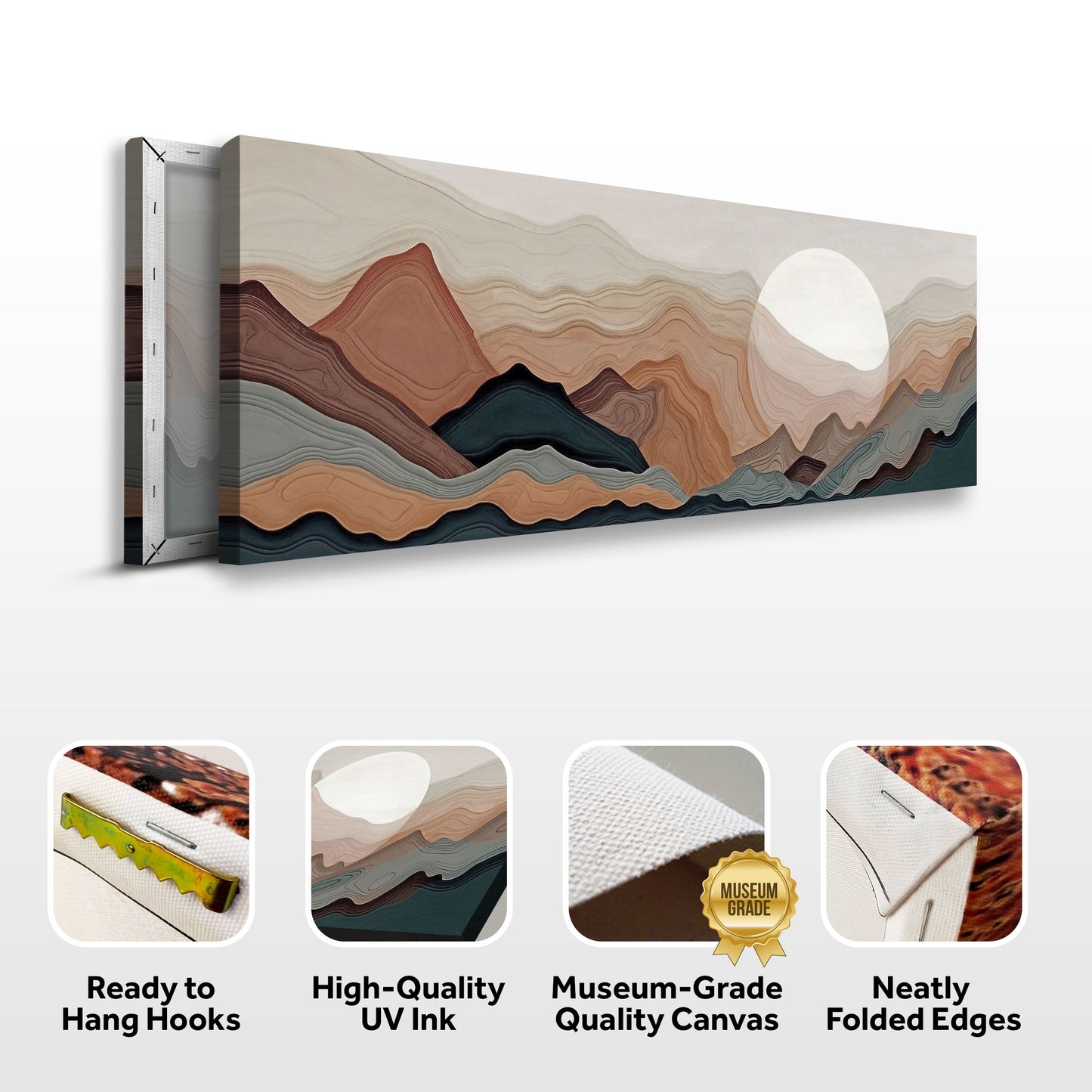 Layered Ridge - Canvas Print