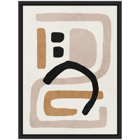Neutral Abstract 2 - Framed Print