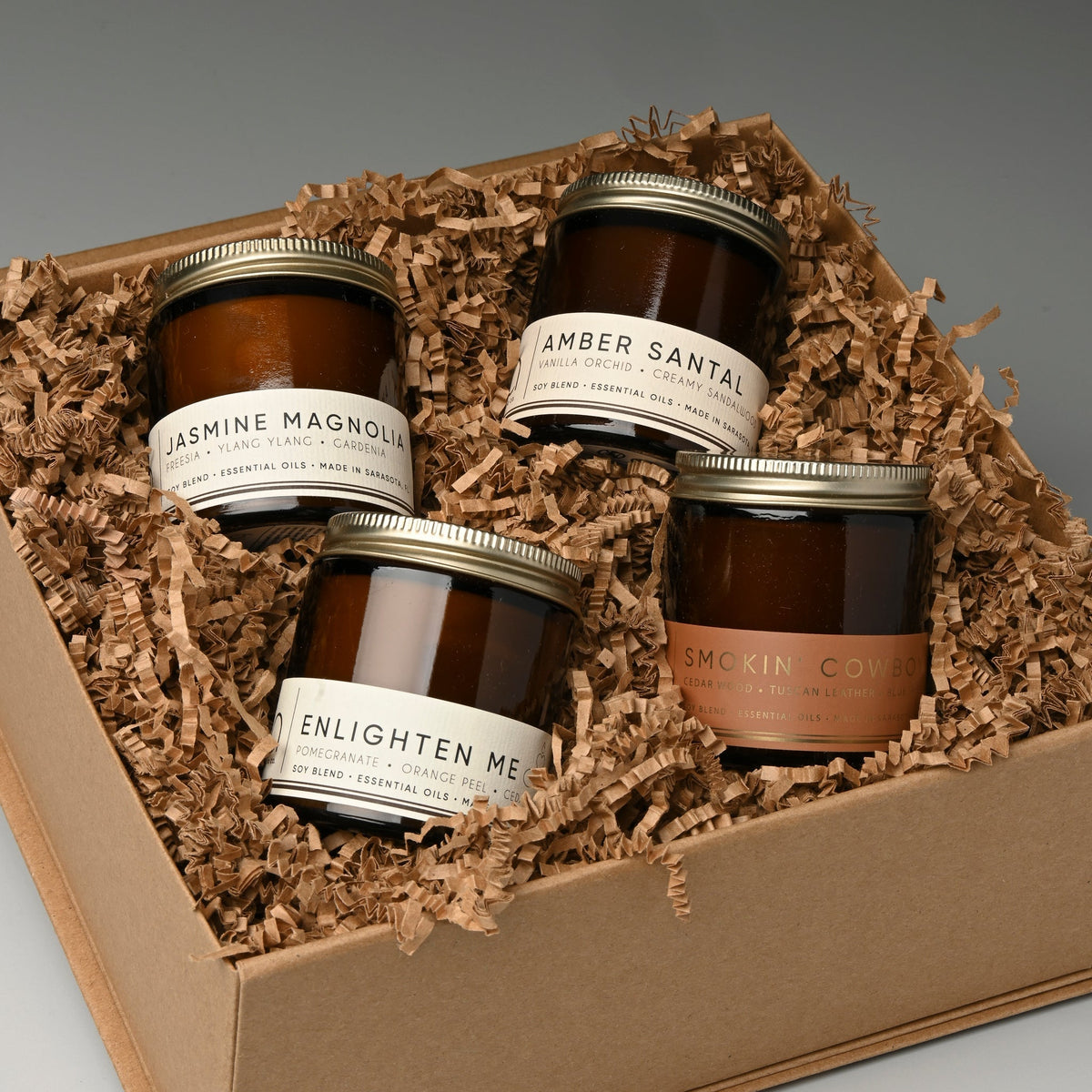 Best Sellers Soy Candle Gift Box - Set of 4