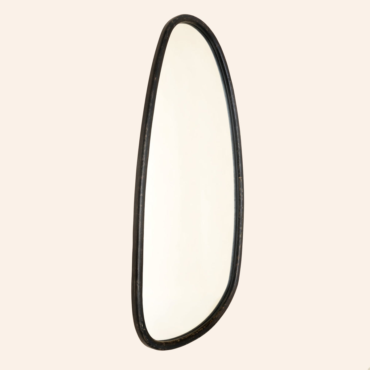 Blackwash Mango Wood Frame Mirror - 28x60"