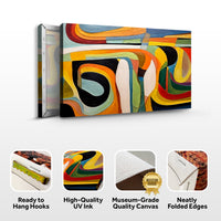 Modern Vibrant Abstract - Canvas Print