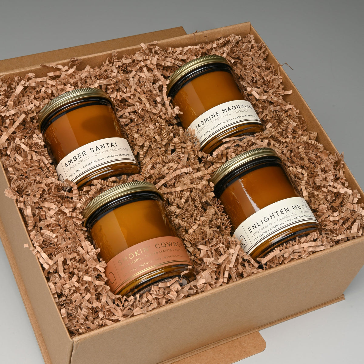 Best Sellers Soy Candle Gift Box - Set of 4