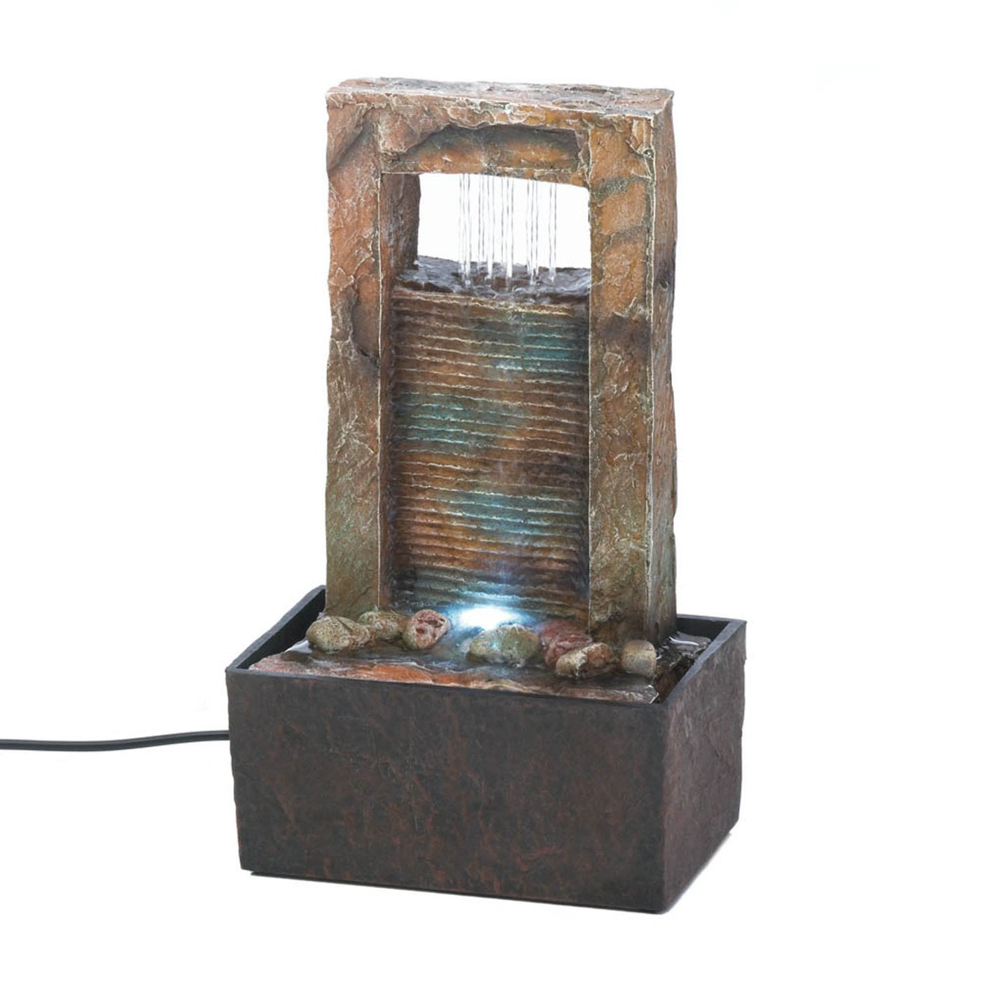 Cascading Mineral Water Fountain