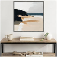 Coastal Sand Abstract - Framed Print