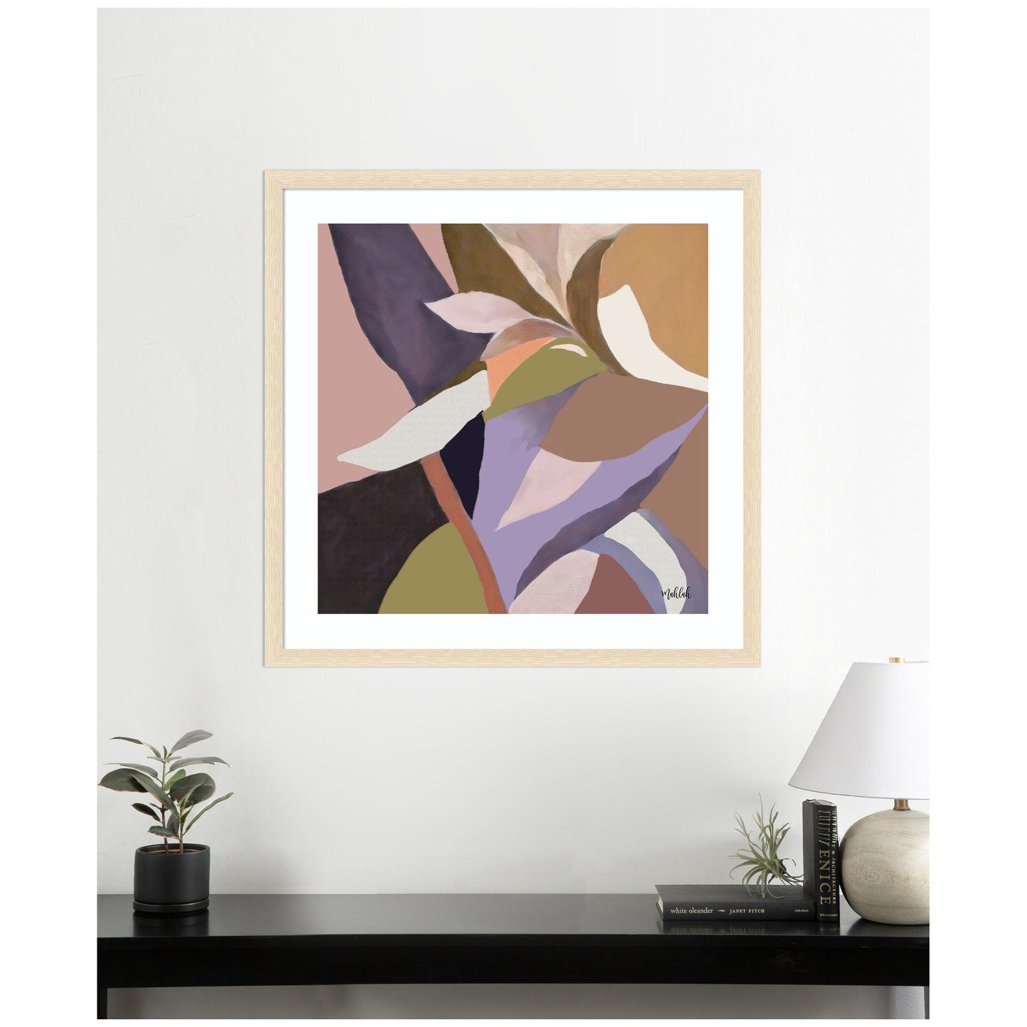 Azure Stems - Framed Print