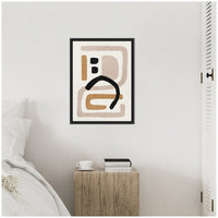 Neutral Abstract 2 - Framed Print