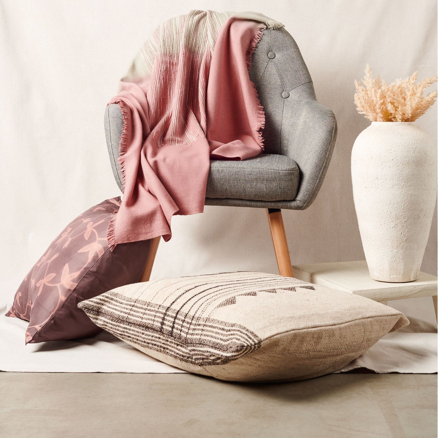 Chive Ombre Soft Merino Throw