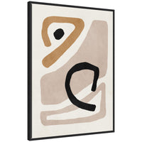 Neutral Abstract 1 - Framed Print