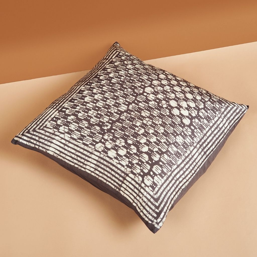 Handcrafted Block Print Silk Pillow