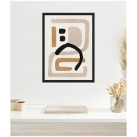Neutral Abstract 2 - Framed Print