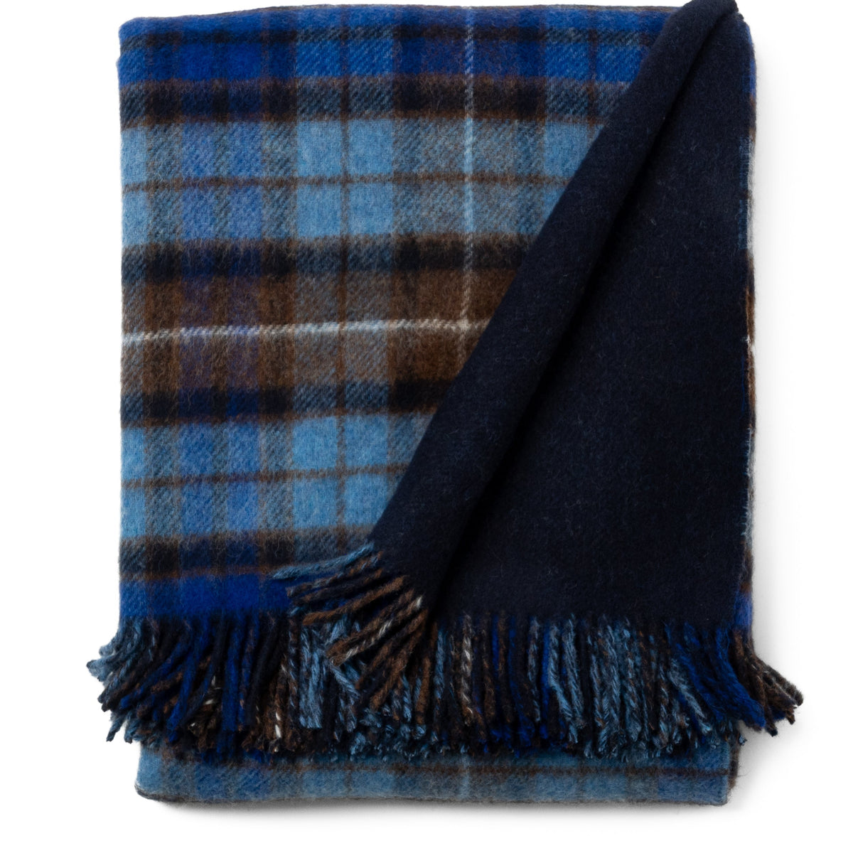 Highland Blue Buchanan Tartan Throw