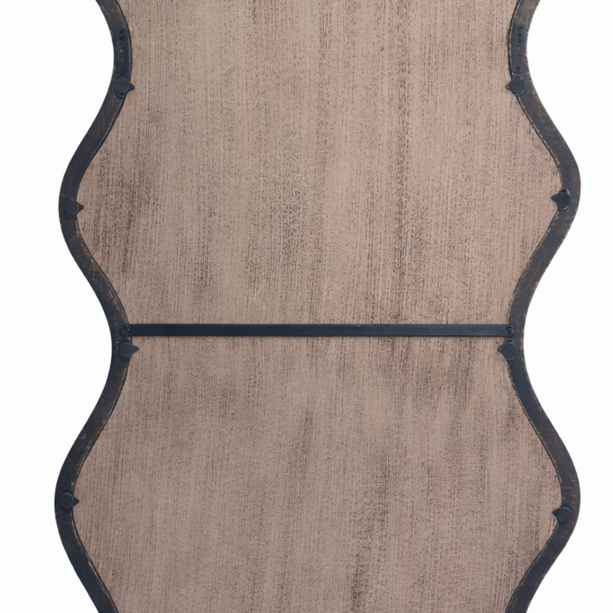 Mango Wood Wavy Full-Length Mirror - 36x72"