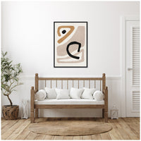 Neutral Abstract 1 - Framed Print