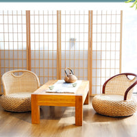 Woven Rattan Floor Chair