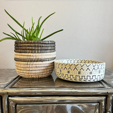 Soapstone Bowl - 8" (Decorative Use Only)