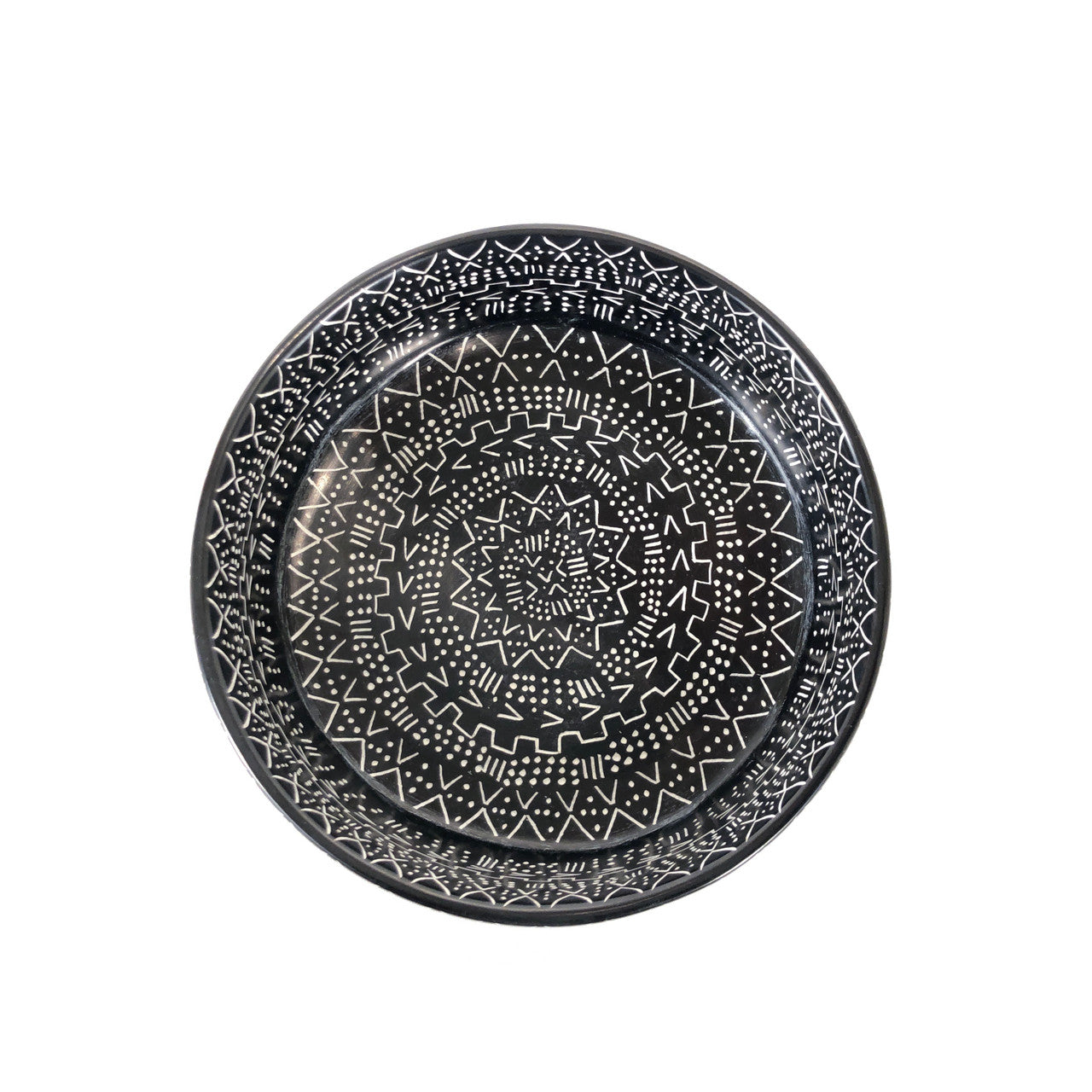 Soapstone Bowl - 8" (Decorative Use Only)