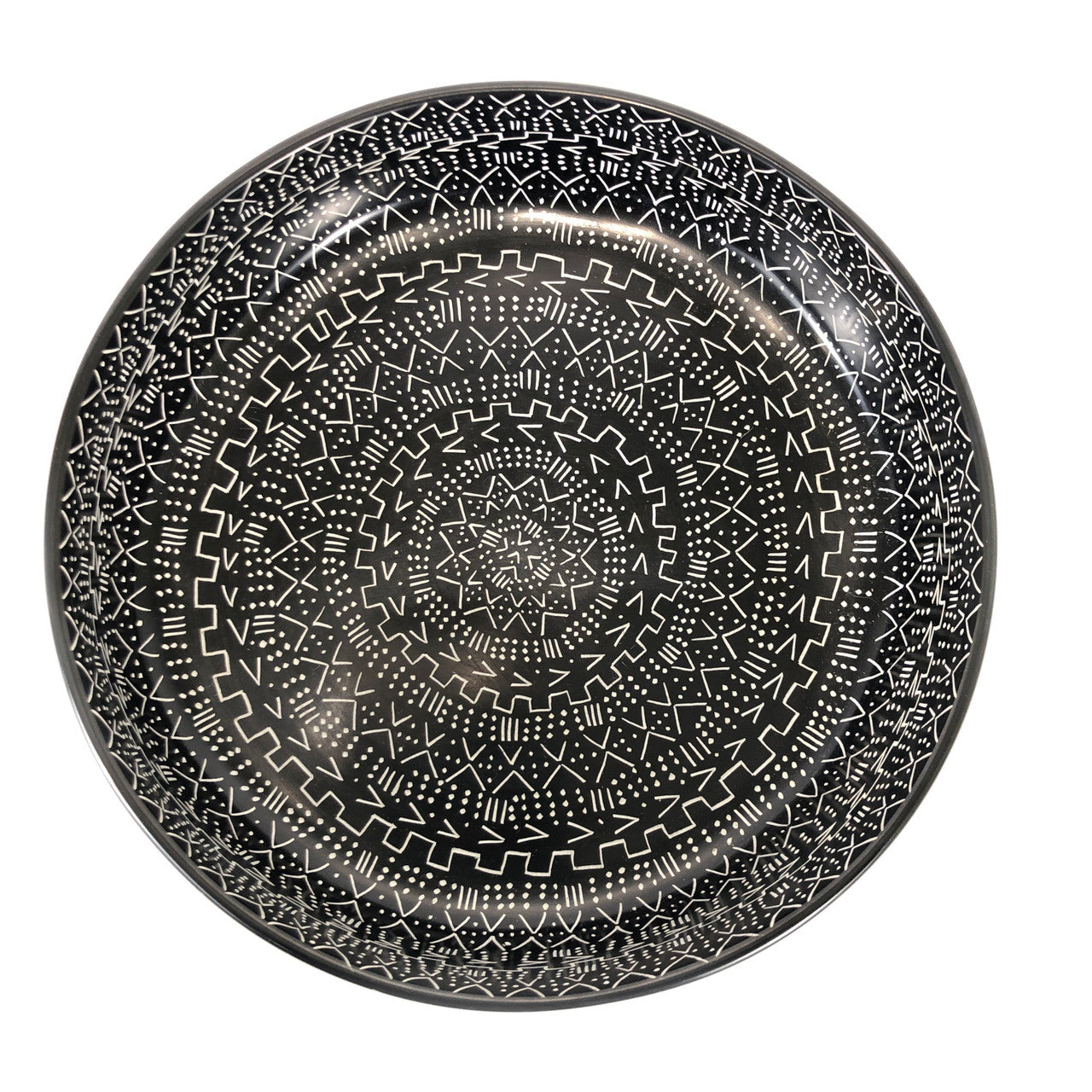 Soapstone Bowl - 12" (Decorative Use Only)
